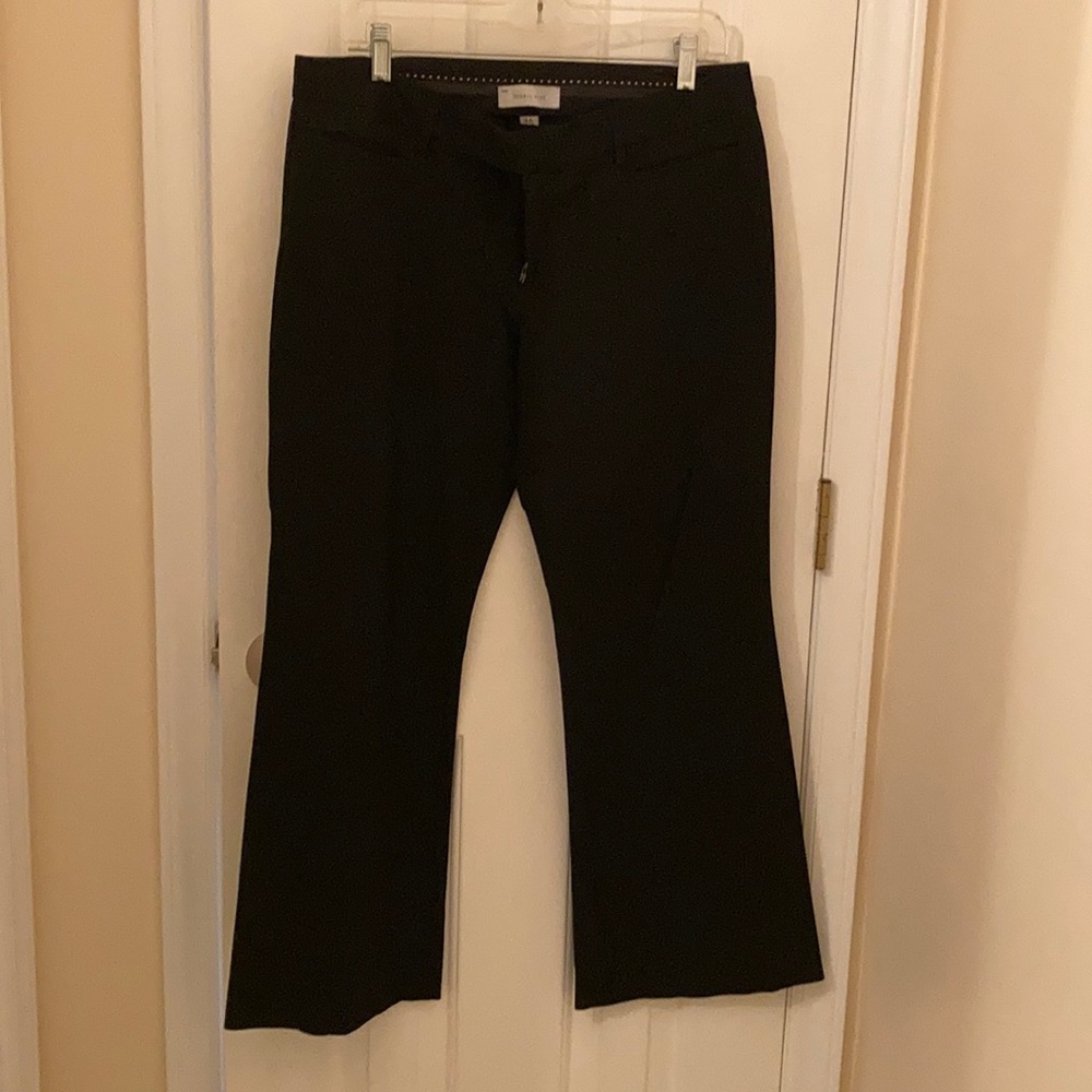 Gap stretch modern boot black slacks